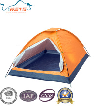 Tecido de poliéster com cobertura de prata Dome Camping Tent